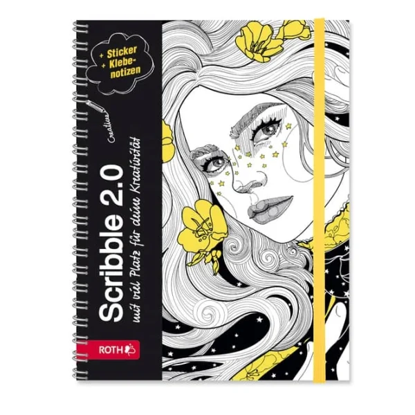 Roth Schülerkalender – Scribble Timer 2.0 – Flower Power 1